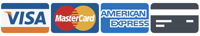 We accept all major credit and debit payment cards